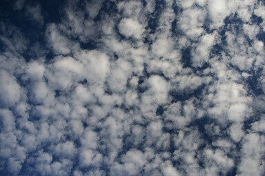 Altocumulus cloud