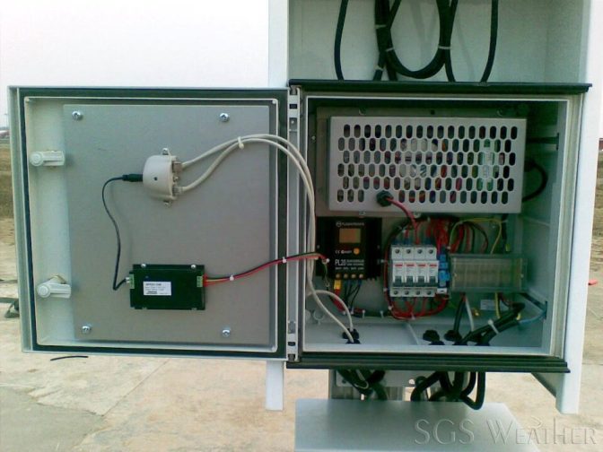 data logger with power supply