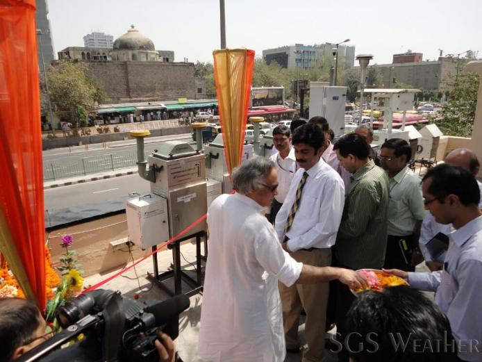 inauguration of noise monitoring station by Jairam Ramesh minister of environment