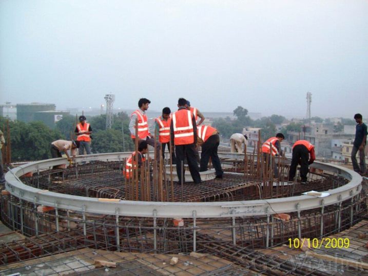 doppler weather radar base ring installation SGS