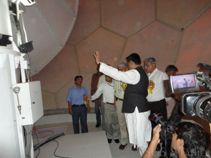 doppler weather radar inauguration by MOES minister sgs weather