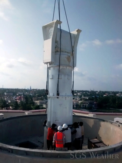 Radar Pedestal lifting