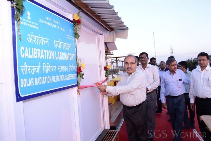 Inauguration of solar calibration lab by secretary MNRE at CWET Chennai