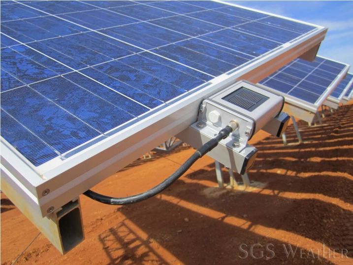solar cell inclined mount sgs weather