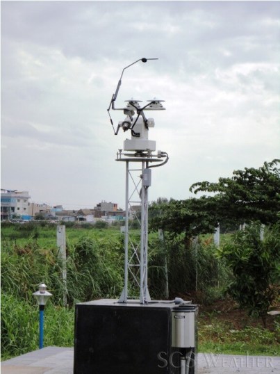 Solar radiation station at CWET Chennai
